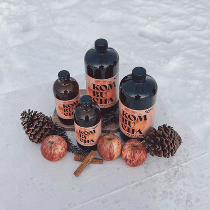 Kombucha Maçã e Canela - Edição Limitada 🍎